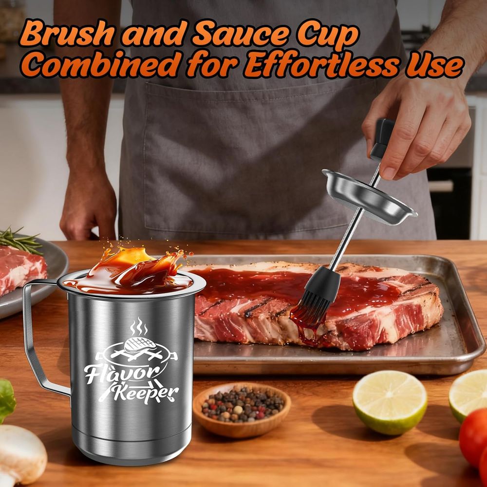 Men Women BBQ Sauce Pot and Ba - Kitchen Gadgets To Have recension och pris