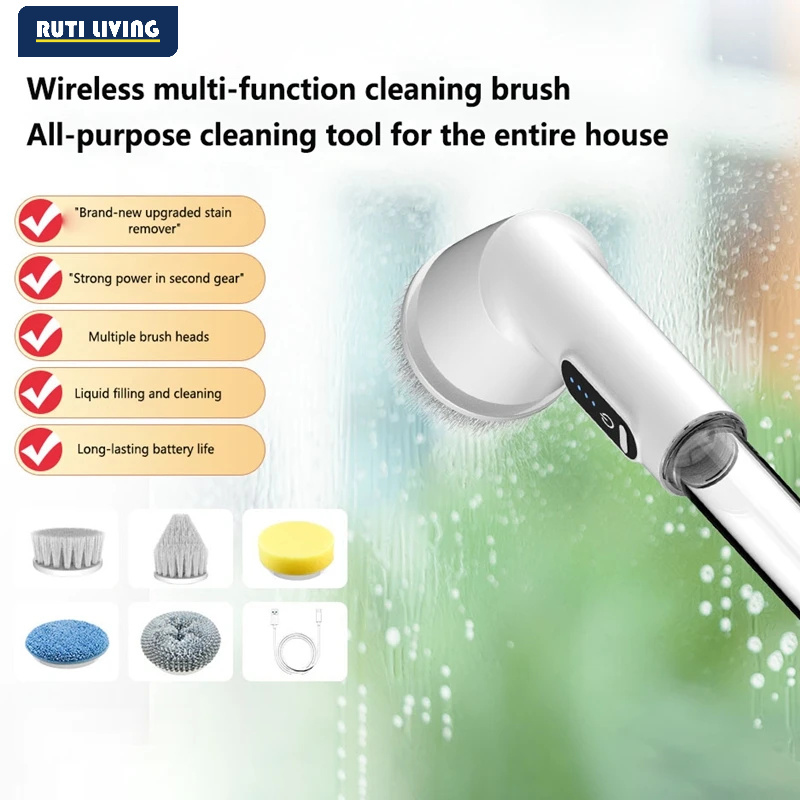 Wireless Electric Cleaning Bru - Kitchen Gadgets Electric recension och pris