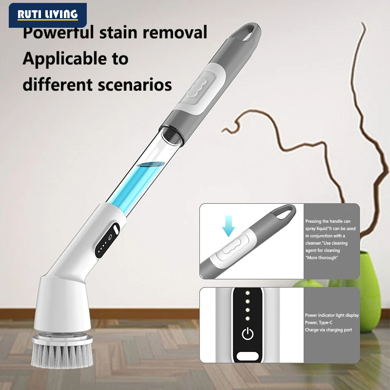 Wireless Electric Cleaning Bru - Kitchen Gadgets Electric recension och pris