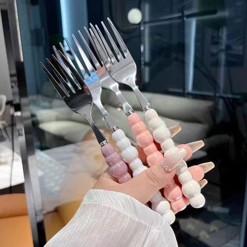 Pearl Handle Fork For Dessert  - Kitchen Gadgets Pasta recension och pris