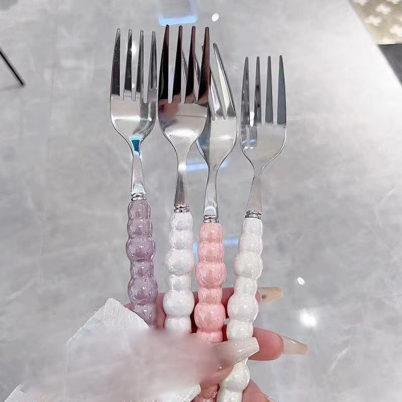 Pearl Handle Fork For Dessert  - Kitchen Gadgets Pasta recension och pris