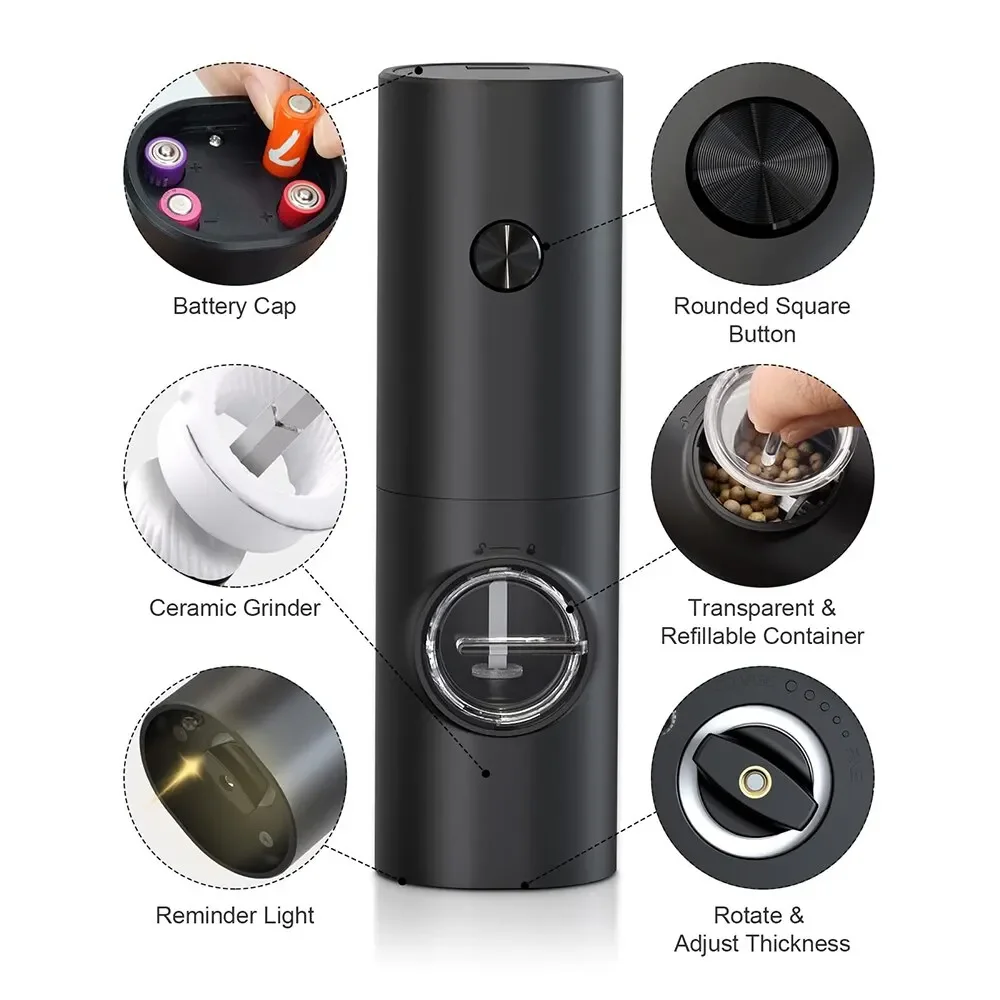 Electric Salt And Pepper Grind - Kitchen Gadgets Electric recension och pris