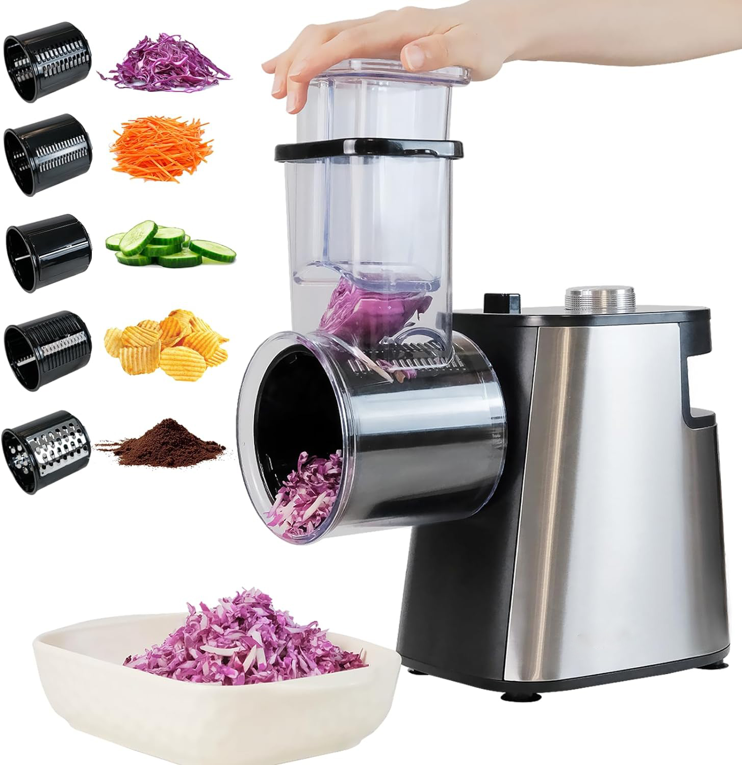 Food Slicer Cheese Grater Kitc - Kitchen Gadgets Electric recension och pris