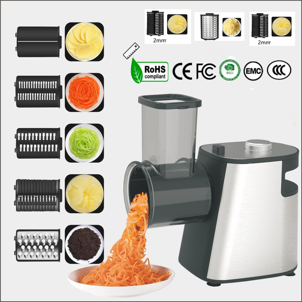 Food Slicer Cheese Grater Kitc - Kitchen Gadgets Electric recension och pris