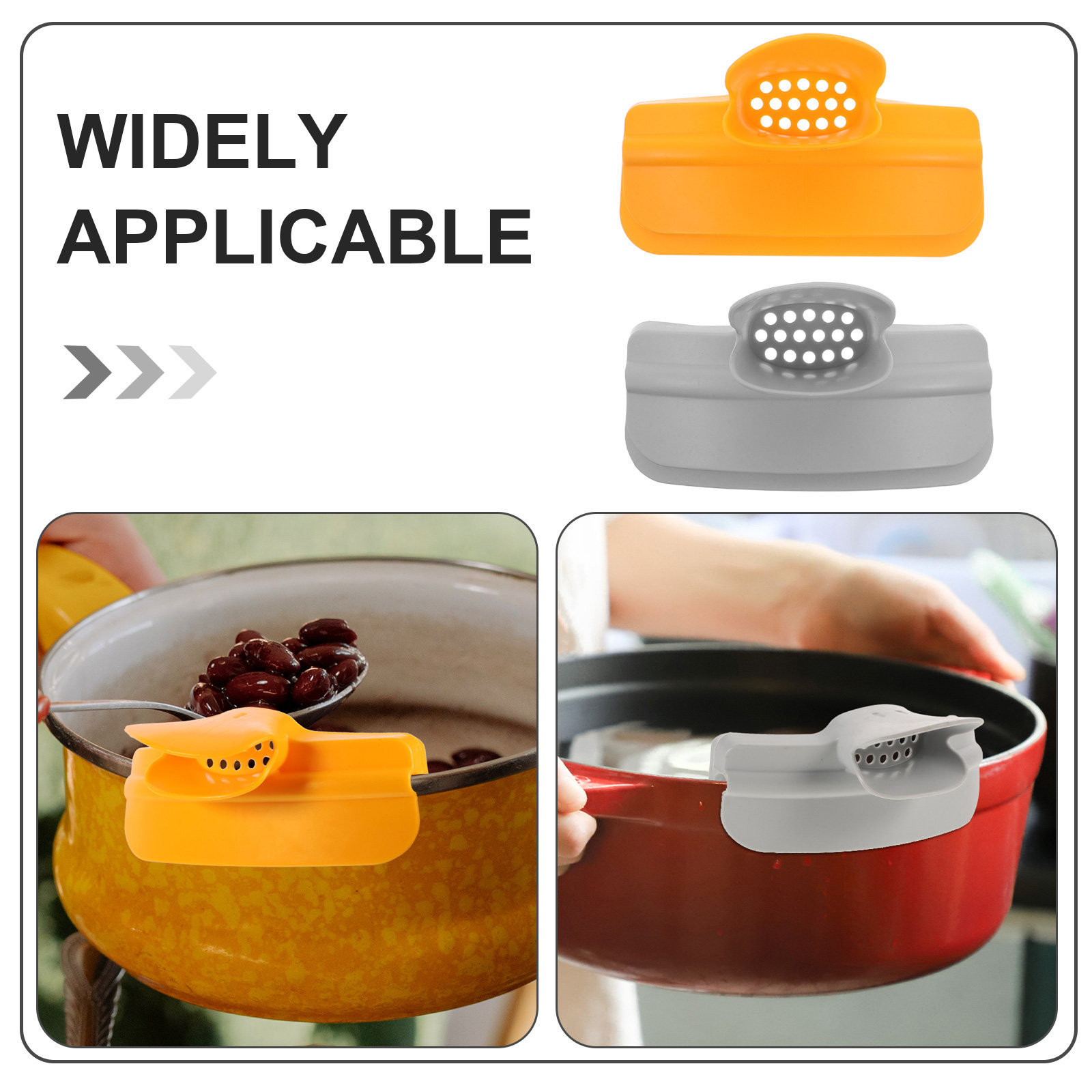 2Pcs Silicone Pot Edge Pouring - Kitchen Gadgets Pasta recension och pris