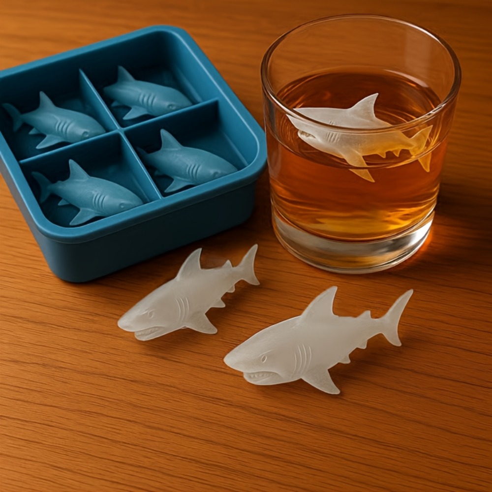 Shark Silicone Ice Cube Tray 4 - Kitchen Gadgets To Have recension och pris