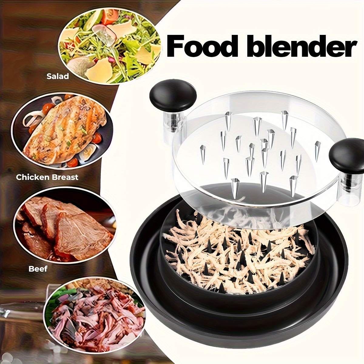 Meat Shredder Rotating Hand Tw - Kitchen Gadgets Modern recension och pris