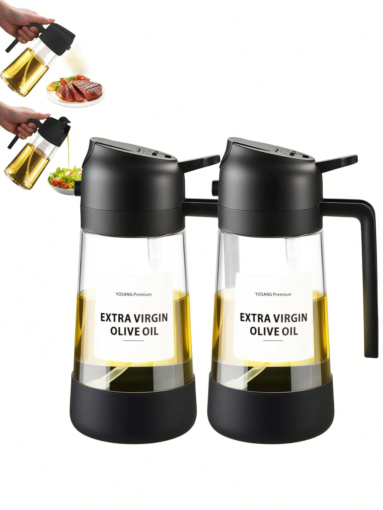 2PCS 2-In-1 Oil Sprayer & Pour - Kitchen Gadgets To Have recension och pris